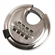 Walizki - KŁÓDKA Z RESETOWALNYM ZAMKIEM SZYFROWYM 4 CYFROWA KOMBINACJA SREBRNA - miniaturka - grafika 1