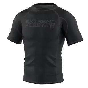 Extreme Hobby Rashguard Short Sleeve Trace Black - Kimona, stroje i obuwie - miniaturka - grafika 1