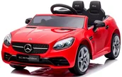 Samochody i pojazdy dla dzieci - Mercedes SLC 300 czerwony Piankowe Koła Eva, miękki fotelik Licencja Akumulator litowo-jonowy EDUKAMP - miniaturka - grafika 1
