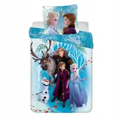 Pościel dla dzieci - Pościel Dziecięca Frozen 2 Family 160x200 cm Elsa Anna Olaf - miniaturka - grafika 1