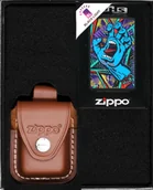 Trafika - Zestaw Zippo Zapalniczka Santa Cruz Design 2 Prezentowy No4 - miniaturka - grafika 1