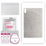 Akcesoria do tabletów i e-booków - folia naklejka skórka strukturalna na TYŁ do Lenovo Tab M10a 5G - Tkanina Denim Szary - apgo SKINS - miniaturka - grafika 1