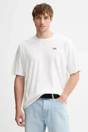 Koszulki męskie - Diesel t-shirt bawełniany T-BOXT-T6 męski kolor biały gładki A18535.0AIJU - miniaturka - grafika 1