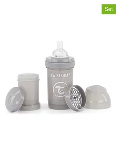 Twistshake 5-częściowy zestaw w kolorze jasnoszarym - 180 cm - Butelki dla niemowląt - miniaturka - grafika 1