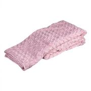 Narzuty - Narzuta na łóżko 200x220 cm, dwustronna, futrzana, różowa - miniaturka - grafika 1