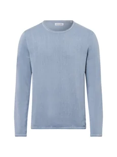 Jack & Jones Sweter męski Mężczyźni Bawełna niebieski jednolity, S - Swetry męskie - miniaturka - grafika 1