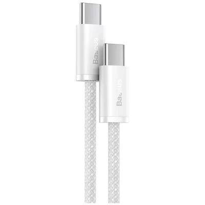 Baseus Kabel USB-C do USB-C Dynamic 100W 1m Biały CALD000202