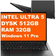Laptopy 2w1 - Lenovo ThinkPad L13 2w1 G5 / 21LNX50100 / Ultra 5 / 32GB / 512GB / Intel Graphics / WUXGA / Win 11 Pro / Czarny - miniaturka - grafika 1