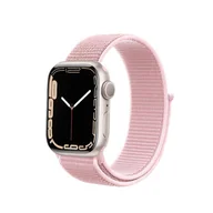 Akcesoria do smartwatchy - Crong Nylon - Pasek sportowy do Apple Watch 38/40/41 mm (Powder Pink) - miniaturka - grafika 1