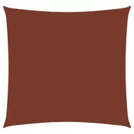 Parasole ogrodowe - vidaXL Żagiel ogrodowy, tkanina Oxford, kwadratowy, 4x4 m, terakota 135359 - miniaturka - grafika 1