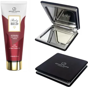 7suns Ruby Red Extremely Hot White Tingle 250ml + Podwójne Lusterko Gratis - Balsamy i kremy do opalania - miniaturka - grafika 1