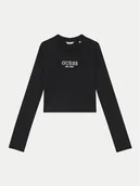 Bluzki damskie - Guess Bluzka J4YI49 KBZP4 Czarny Regular Fit - miniaturka - grafika 1