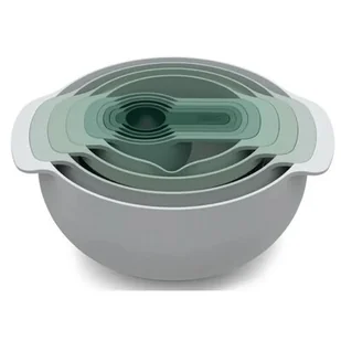 Joseph Joseph 9-częściowy zestaw w kolorze szaro-zielonym - Pozostałe akcesoria kuchenne - miniaturka - grafika 1