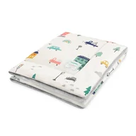 Koce i narzuty dla dzieci - Kocyk dla niemowląt w samochody City Transport 80x100 cm - miniaturka - grafika 1