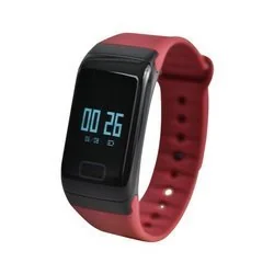 Smartband F5-100 opaska sportowa pulsometr czerwony - Monitory aktywności - miniaturka - grafika 1