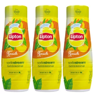 3x Syrop do SodaStream Lipton Ice Tea Brzoskwinia 440 ml - Syropy i koncentraty owocowe - miniaturka - grafika 1