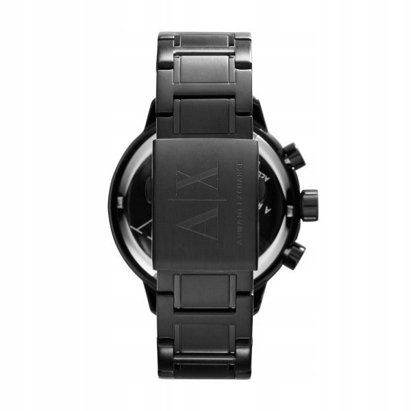 Czarna bransoleta do zegarka ARMANI EXCHANGE AX1277 stalowa oryginał
