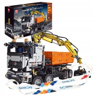 KLOCKI POJAZD 2 W 1 KOPARKA WYWROTKA RC 2819 el. MOULD KING 19007 - Klocki - miniaturka - grafika 1