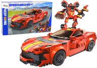 Roboty dla dzieci - Klocki Konstrukcyjne Pojazd Auto Sportowe Robot Ferreai 812  351 el. - miniaturka - grafika 1