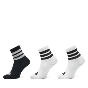 Zestaw 3 par wysokich skarpet dziecięcych adidas Lk Rib 3Pp So JD1349 Biały - Skarpetki dla dzieci - miniaturka - grafika 1