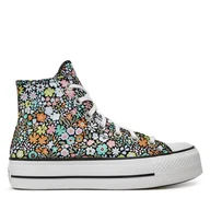 Trampki damskie - Trampki Converse Chuck Taylor All Star Lift Allover Florals A15009C Kolorowy - miniaturka - grafika 1