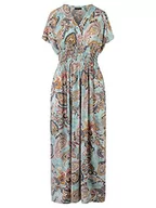 Sukienki - ApartFashion Sukienka damska, Jasnoniebieski wielokolorowy, 40 - miniaturka - grafika 1