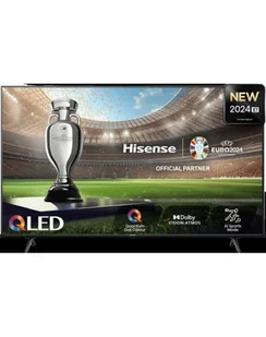 Telewizor Hisense 75E77NQ, QLED TV - 75 - black, UltraHD/4K, triple tuner, PVR - Telewizory - miniaturka - grafika 1