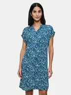 Piżamy damskie - Triumph Koszula nocna Boyfriend 10222612 Niebieski Relaxed Fit - miniaturka - grafika 1