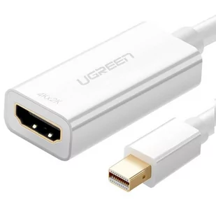UGREEN ugreen adapter Mini DisplayPort na HDMI przewód 1080p konwerter plików video obsługuje do Apple MacBook, MacBook Pro, iMac, MacBook Air, Mac mini i lenovol ThinkPad itp, biały - Adaptery i przejściówki - miniaturka - grafika 2