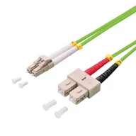 Kable światłowodowe - LogiLink FP5LS10 kabel InfiniBand / światłowodowy 10 m LC SC Zielony - miniaturka - grafika 1