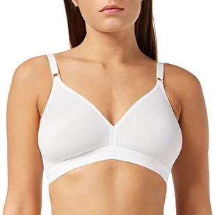 Triumph Damski biustonosz bez fiszbin Micro Fun N, biały, 85B - Biustonosze - miniaturka - grafika 1