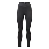 Legginsy - Reebok Damskie legginsy z wysokim stanem do treningu, Nocna czerń, L - miniaturka - grafika 1