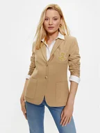Marynarki i żakiety damskie - Lauren Ralph Lauren Marynarka 200797305013 Beżowy Regular Fit - miniaturka - grafika 1