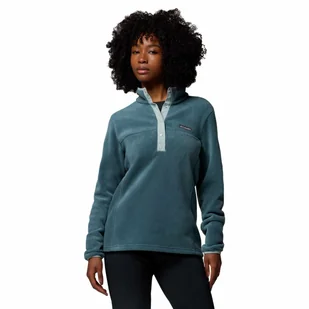 Damska bluza polarowa Columbia Benton Springs 1/2 Snap Pullover Fleece II everblue/crushed blue - S - Bluzy damskie - miniaturka - grafika 1