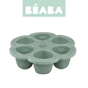 Beaba Silikonowy pojemnik do mrożenia Sage green 6 x 90 ml - Akcesoria do karmienia - miniaturka - grafika 1