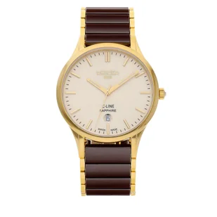 Zegarek Zegarek ROAMER - C-Line 658833 48 35 63 Brown/Gold - Zegarki męskie - miniaturka - grafika 1