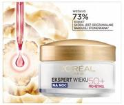 Loreal Ekspert Wieku 50+ przeciwzmarszczkowy krem ujędrniający na noc 50ml