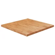 Meble modułowe i akcesoria - Kwadratowy blat do stolika, jasnobrązowy, 90x90x4 cm, dębowy! Lumarko! - miniaturka - grafika 1