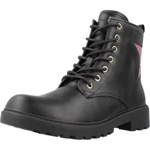 Geox Girl J Casey Girl G Botki, Czarny Lt Różowy, 30 EU - Botki damskie - miniaturka - grafika 1