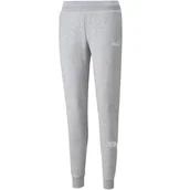Spodnie damskie - Spodnie Damskie Puma Power Graphic Pants Szare 847115 04-2Xl - miniaturka - grafika 1