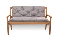 Poduszki ogrodowe - Poduszka na huśtawkę, 150 x 50 x 50 cm, Poduszka na ławkę ogrodową, Szara - miniaturka - grafika 1