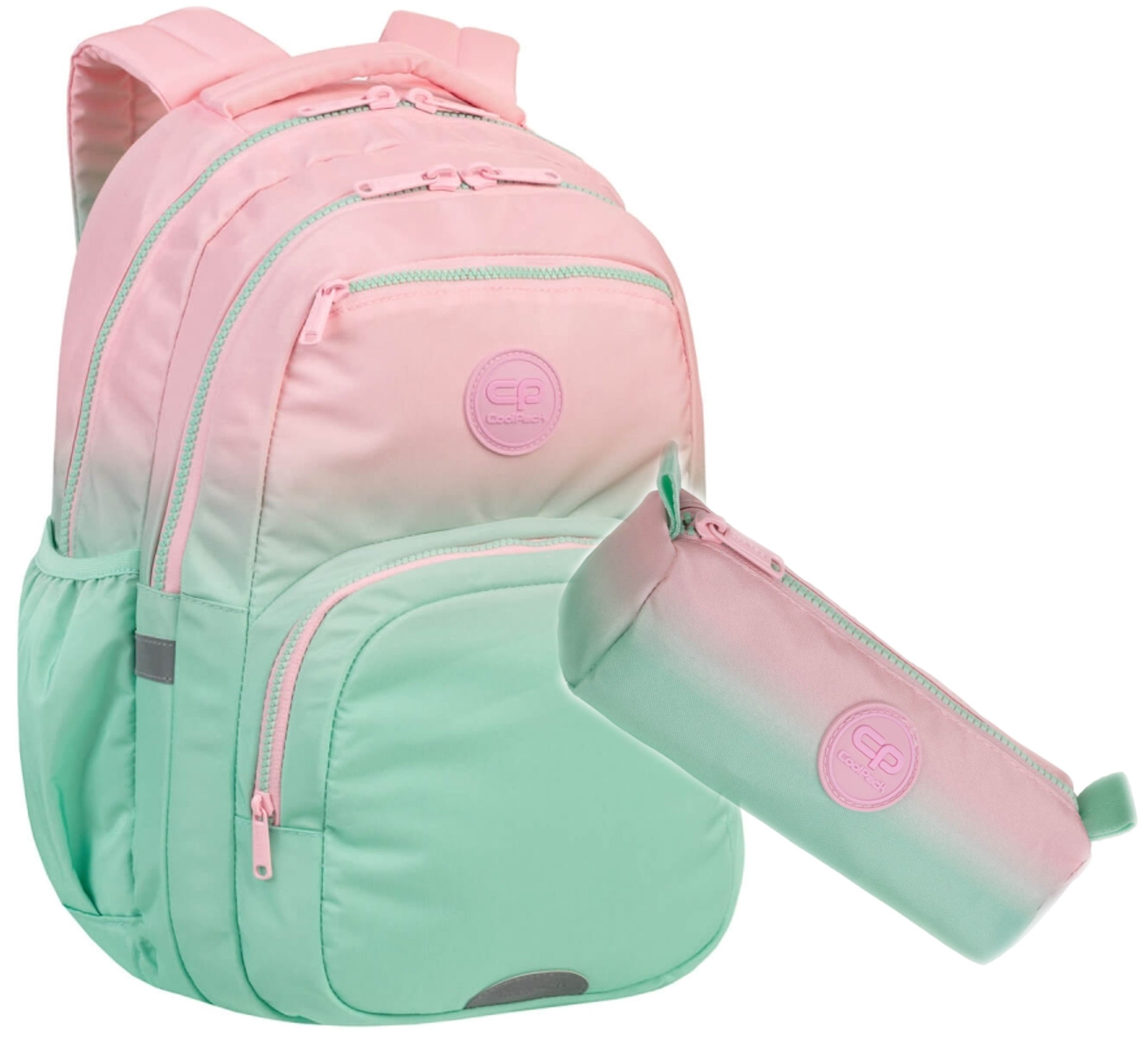 Coolpack Plecak Szkolny 2W1 Ombre Gradient Strawberry