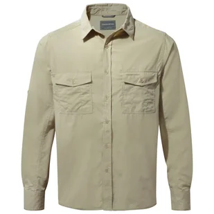 Koszula męska Craghoppers Kiwi Long Sleeved Shirt Rozmiar: XL / Kolor: beżowy - Koszulki sportowe męskie - miniaturka - grafika 1