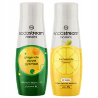 Syropy i koncentraty owocowe - 2x Syrop do Saturatora SODASTREAM Imbir Ginger + Lemoniada Koncentrat Sok - miniaturka - grafika 1