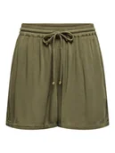Spodenki damskie - ONLY Szorty "Chiara" w kolorze khaki - miniaturka - grafika 1