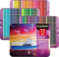 Kredki, ołówki, pastele i pisaki - Kalour, Kredki artystyczne Premium akwarelowe, 72 szt. - miniaturka - grafika 1