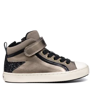Sneakersy Geox J Kalispera Girl J944GM 0AJGN C0533 D Beżowy - Buty dla dziewczynek - miniaturka - grafika 1