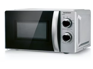 Kuchenka mikrofalowa SilverCrest SMW 700 D3 Srebrny - Kuchenki mikrofalowe - miniaturka - grafika 1