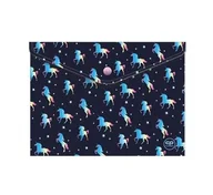 Teczki i skoroszyty - Patio, Koperta na zatrzask A4, COOLPACK, Blue Unicorn - miniaturka - grafika 1
