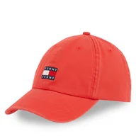 Czapki męskie - Czapka z daszkiem Tommy Jeans Tjm Heritage Cap AM0AM12020 Czerwony - miniaturka - grafika 1